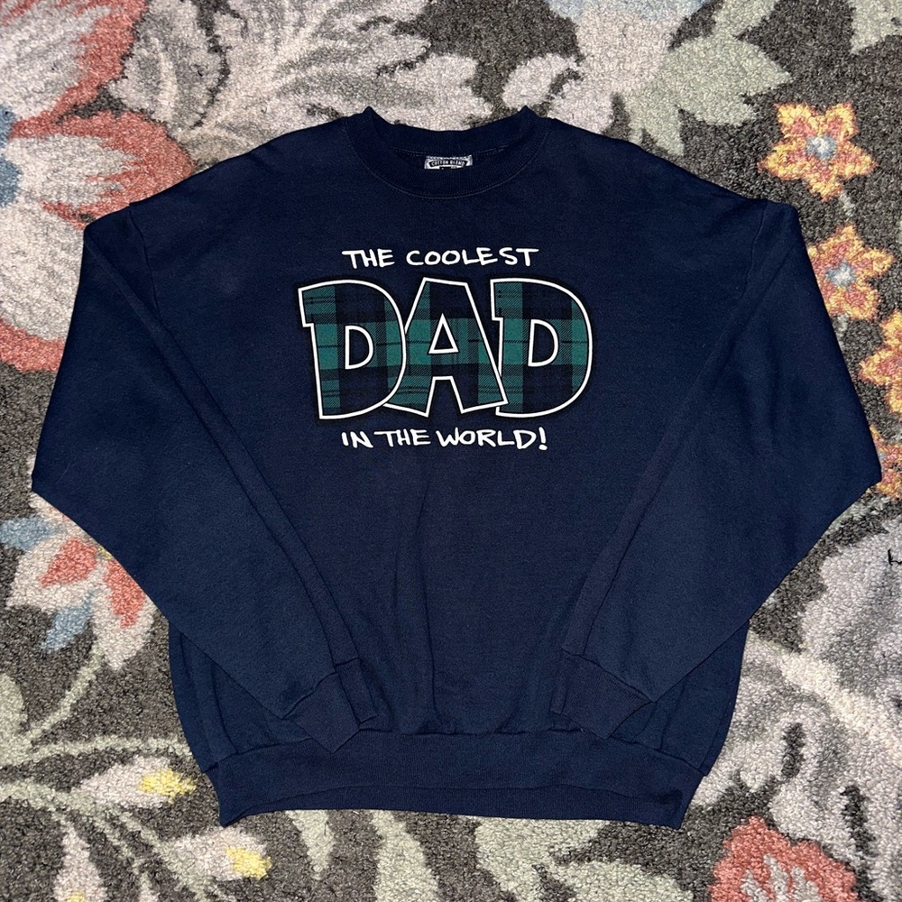 Vintage Lee 'Coolest Dad' Crewneck Sweater
